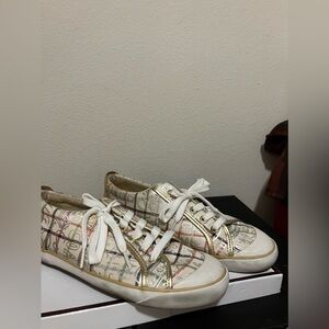 Coach Barret graffiti sneakers.  Size 8.5.  New condition